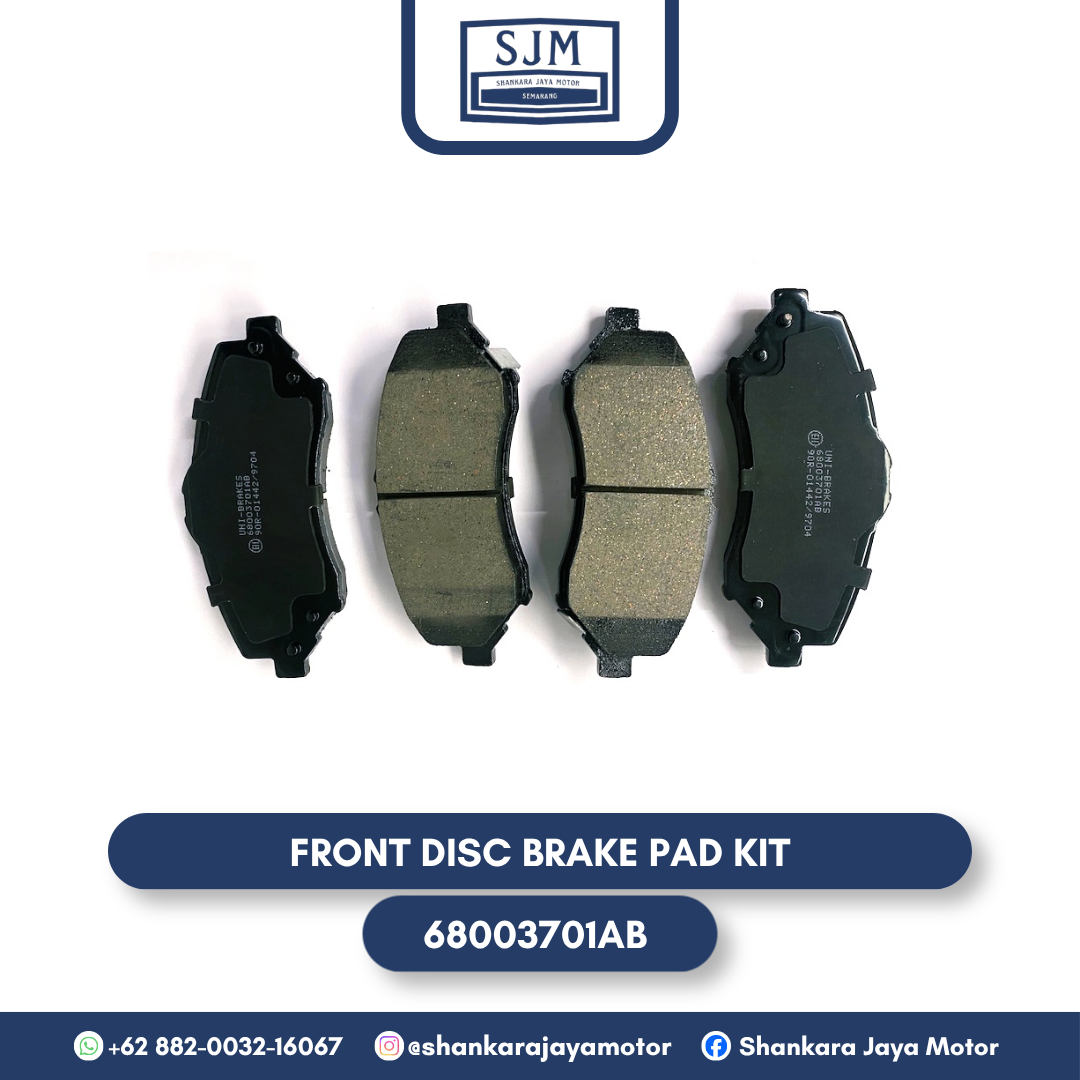 68003701AB Front Disc Brake Pad Kit