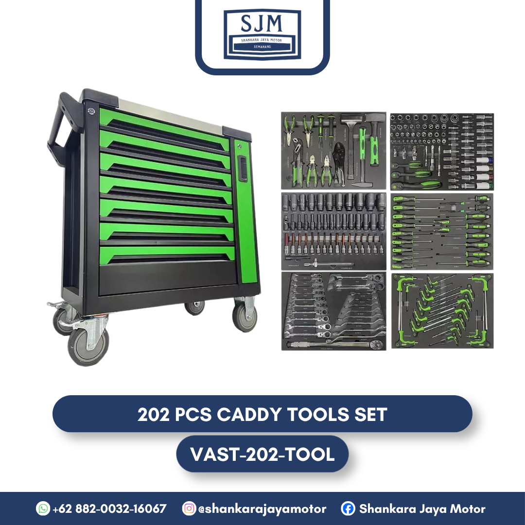 VAST-200-TOOL 202 pcs Caddy Tools Set