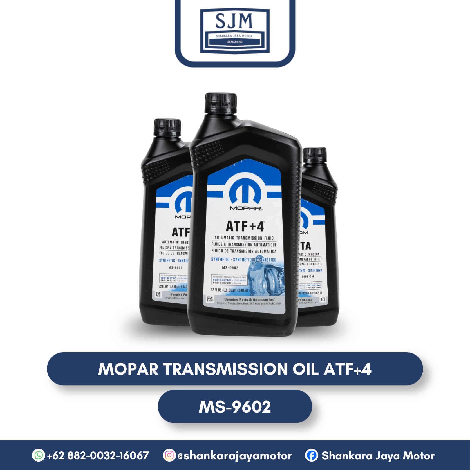 MOPAR TRANSMISSION OIL ATF+4
